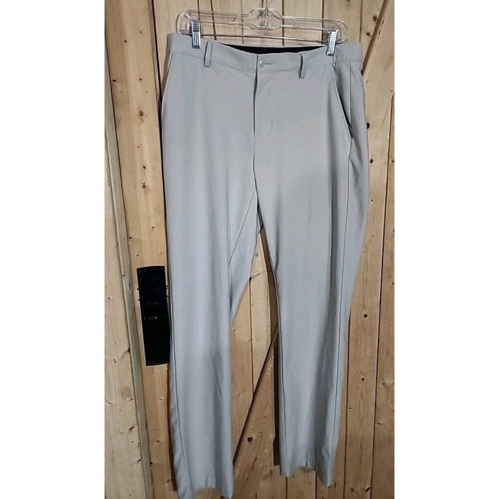 Greg Norman Chino Pants Performance Golf Golfer Shark Casual Lightweight 32 X 32